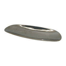 Laden Sie das Bild in den Galerie-Viewer, Keramikschale silber oval