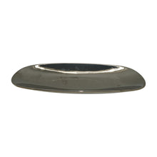 Laden Sie das Bild in den Galerie-Viewer, Keramikschale silber oval