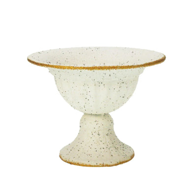 Met.-Schale 'Sprenkel' creme-gold