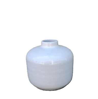 Vase 'Nana' wollweiß