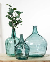 Laden Sie das Bild in den Galerie-Viewer, Ballon-Glas-Vase blau 2l, klein