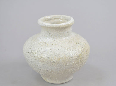 Keramik-Vase 'Sand I' creme