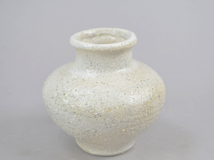 Keramik-Vase 'Sand I' creme