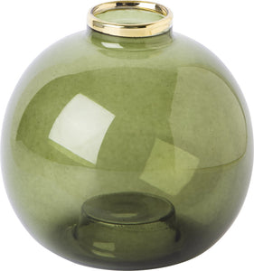 Glas-Vase green