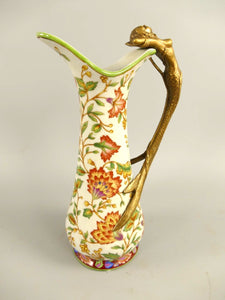 Porzellan-Vase 'Jugendstil' orange-creme