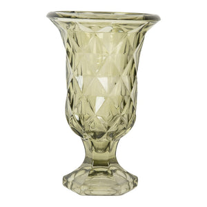 Glas-Vase lindgrün