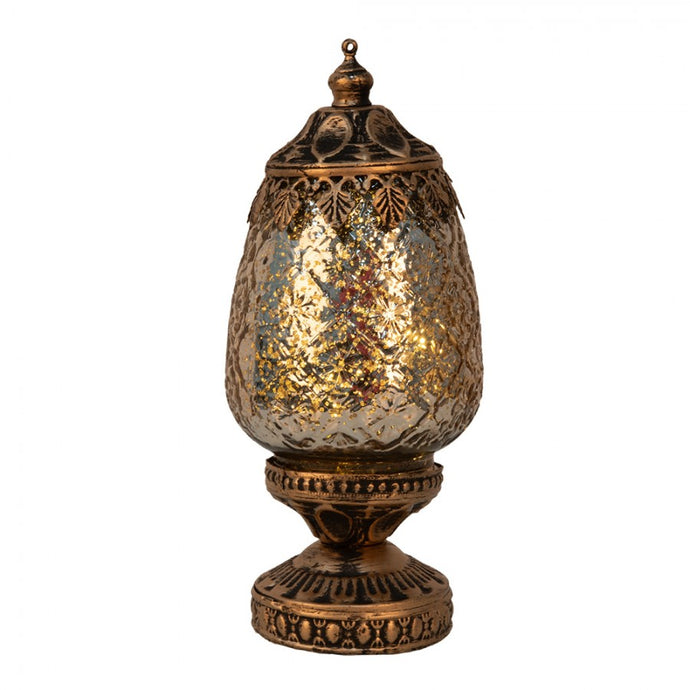 LED Licht 'Marakesch' braun-gold gr.