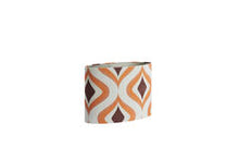 Laden Sie das Bild in den Galerie-Viewer, Lampenschirm &#39;Cookie&#39;  creme-orange, oval