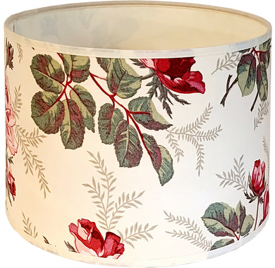 Lampenschirm 'Rose' creme
