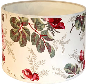 Lampenschirm 'Rose' creme