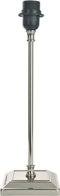 Lampenfuß Nickel, quadratisch