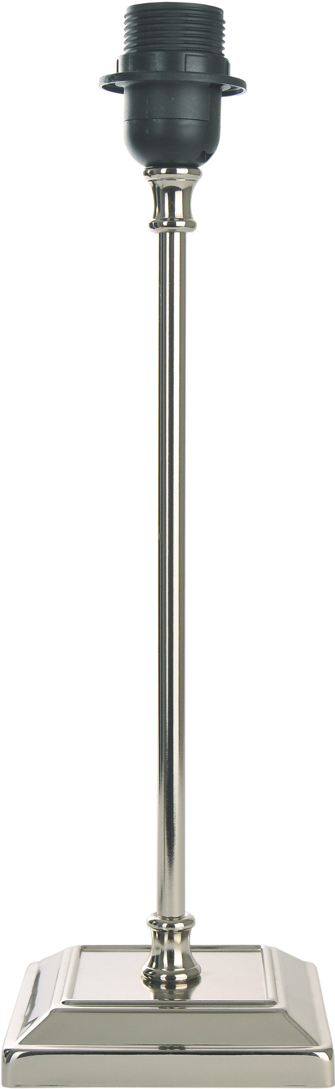 Lampenfuß Nickel, quadratisch
