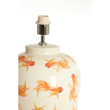 Laden Sie das Bild in den Galerie-Viewer, Lampenfuß &#39;Fish&#39; creme-orange