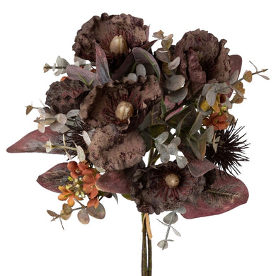 Bouquet 'Herbstmix' bordeaux,