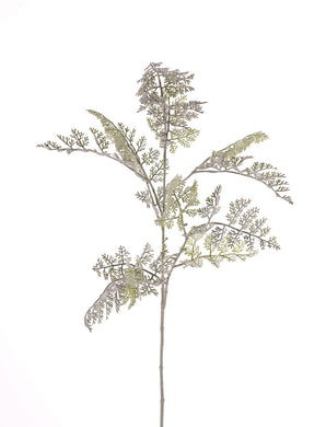 Artemisia x 6, beflockt grau-grün