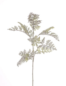 Artemisia x 6, beflockt grau-grün