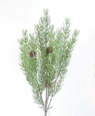 Fichten-Zweig mit Zapfen x 4