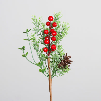 Tannen-Pick m. Beeren u. Zapfen