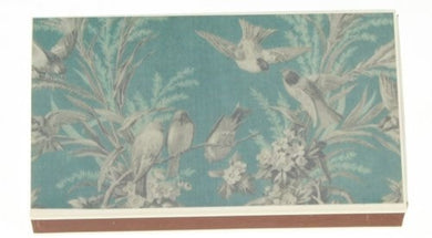 Streich-Hölzer Vogel Turquise'