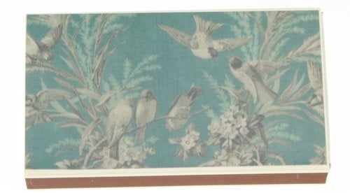 Streich-Hölzer Vogel Turquise'