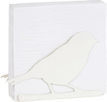Laden Sie das Bild in den Galerie-Viewer, Servietten-Halter 'Vogel' white