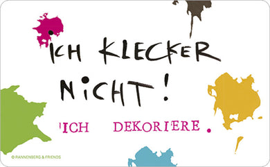 Brettchen 'Ich klecker nicht'