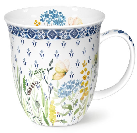 Tasse 'Wiesenblume' nordisch blau