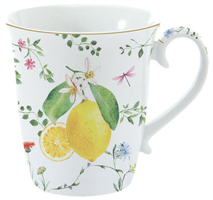 Tasse 'Fleurs et Citrons'