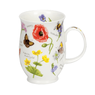 Porzellan-Tasse 'Wildblume' III
