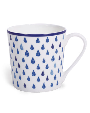 Tasse 'Tropfen' nordisch blau