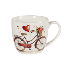 Laden Sie das Bild in den Galerie-Viewer, Tasse 'Fahrrad mit Herz'