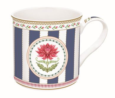 Becher 'Flowery' blau