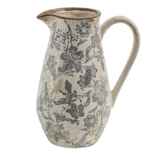 Laden Sie das Bild in den Galerie-Viewer, Krug 'Vintage' grau-creme
