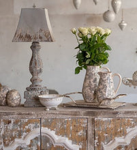 Laden Sie das Bild in den Galerie-Viewer, Krug 'Vintage' grau-creme