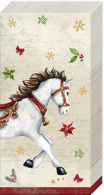 Taschentücher 'Festive Horse'