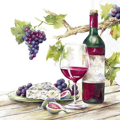 Cocktail-Servietten 'Red Wine Tasting'
