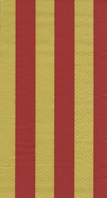 Buffet-Serv. 'Big Stripes' gold-red