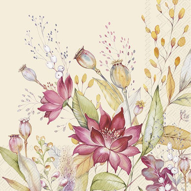 Lunch-Serv. 'Autumn Meadow' cream