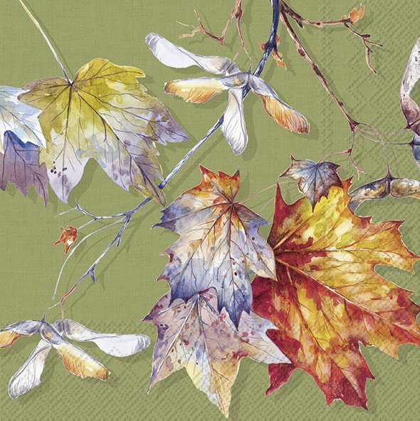 Cocktail-Serv. 'Autumn Branch' green