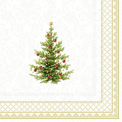 Lunch-Serv. 'Classic Christmas Tree' gold