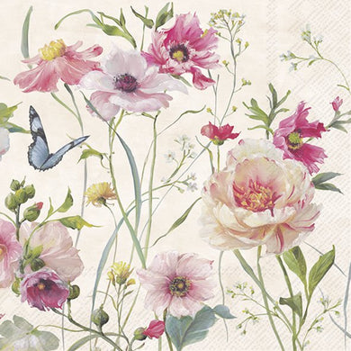 Cocktail-Serv. 'Living Wildflowers' light rose