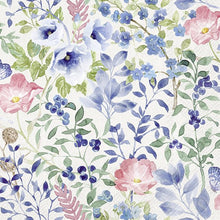 Laden Sie das Bild in den Galerie-Viewer, Lunch-Serv. 'Indigo Flowers'