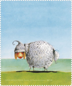 Brillenputztch 'Schelly Schaf mit Mütze'