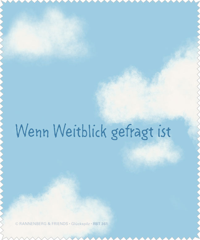 Brillenputztuch 'Weitblick'