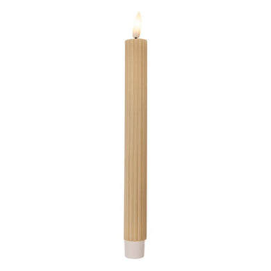LED-Stabkerze beige