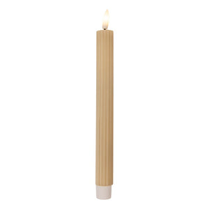 LED-Stabkerze beige