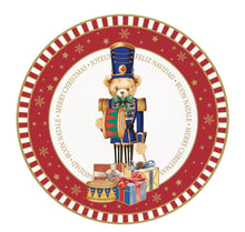 Laden Sie das Bild in den Galerie-Viewer, Schale 'Christmas Teddy' marine