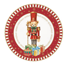 Laden Sie das Bild in den Galerie-Viewer, Schale 'Christmas Teddy' rot