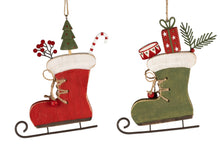 Laden Sie das Bild in den Galerie-Viewer, Schlittschuh-Stiefel rot