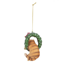 Laden Sie das Bild in den Galerie-Viewer, Deko-Hänger 'Katze im Kranz'